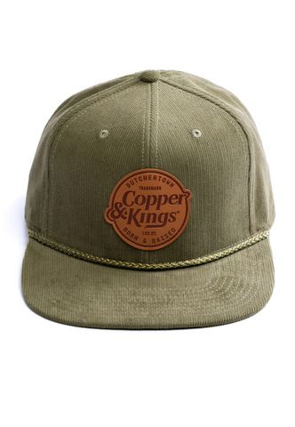 Copper & Kings Green Corduroy Hat