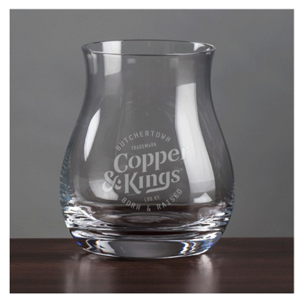 Copper & Kings Custom Logo Glass